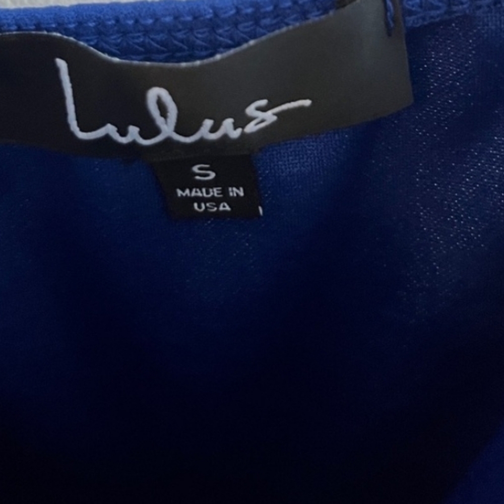 Lulus Forever Your Girl Royal Blue Bodycon Party Dress XS - Picture 11 of 12